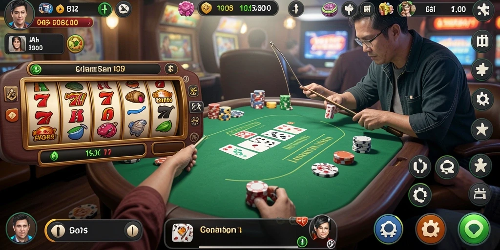 Screenshot menunjukkan gameplay seru saat bermain.