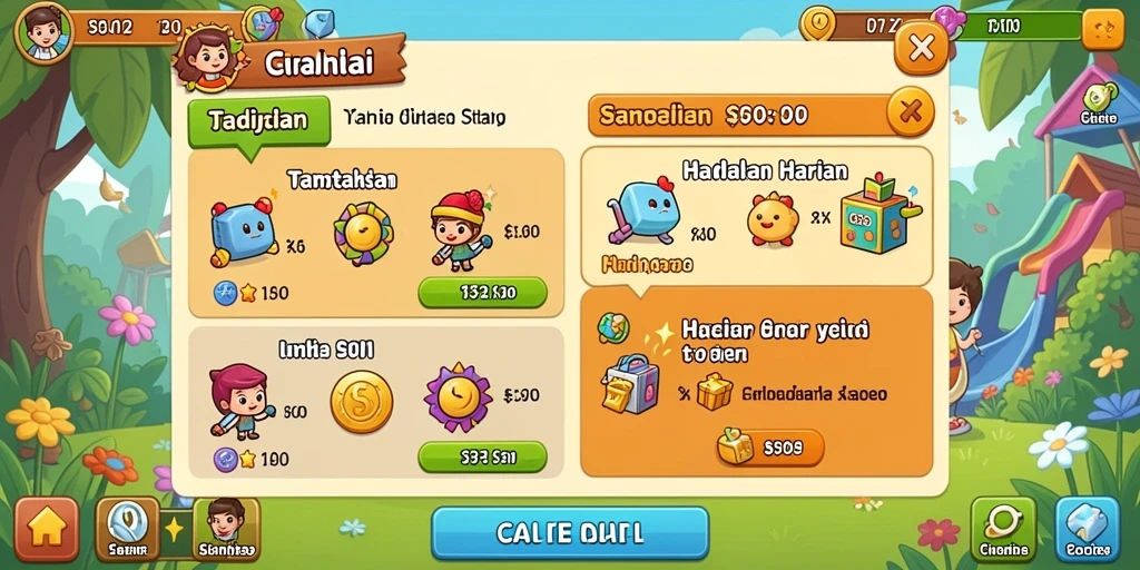 Varian permainan yang beragam dan mengasyikkan.